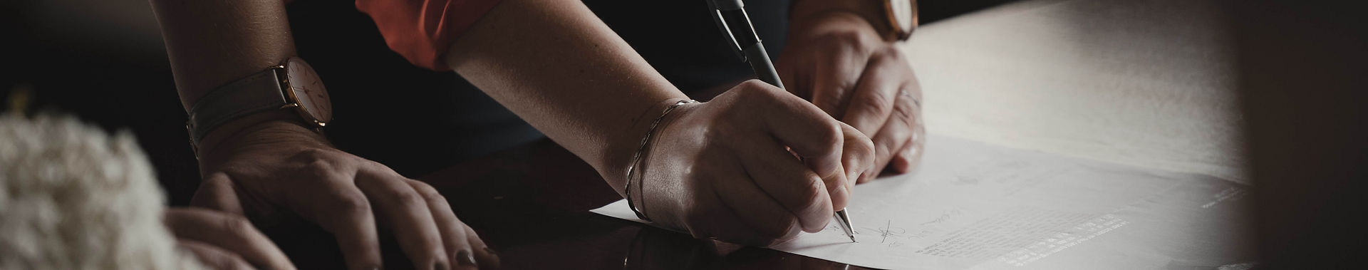 Signing a Contract